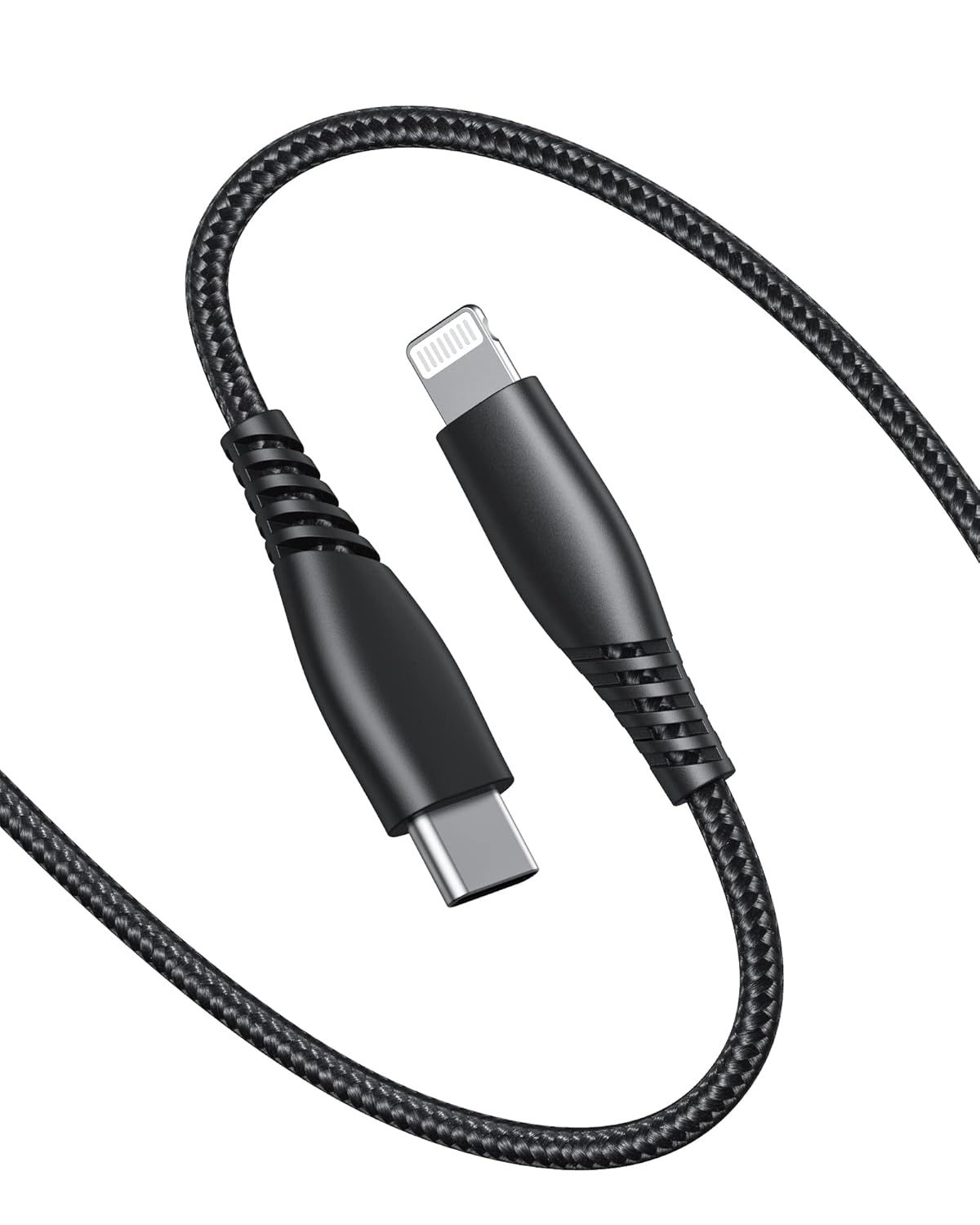 VONK 27w USB C to Lightning Cable (6ft, 2M MFi Certified) Nylon BraidedBraided Powerline, Power Delivery and Data Sync for iPhone 13Pro/13/12 Pro Max/12/11/X/XS/XR/8 Plus, AirPods, Supports Power Delivery VONK 27w USB C to Lightning Cable (6ft, 2M MFi Certified) Nylon BraidedBraided Powerline, Power Delivery and Data Sync for iPhone 13Pro/13/12 Pro Max/12/11/X/XS/XR/8 Plus, AirPods, Supports Power Delivery